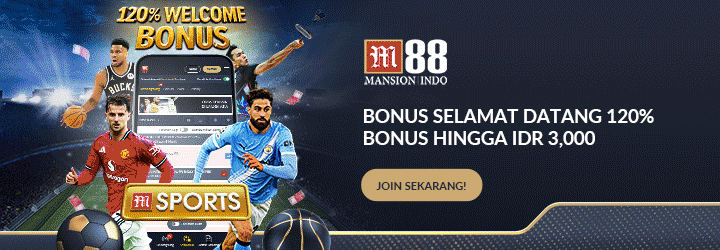 Animasi informasi promo taruhan olahraga dan live casino M88